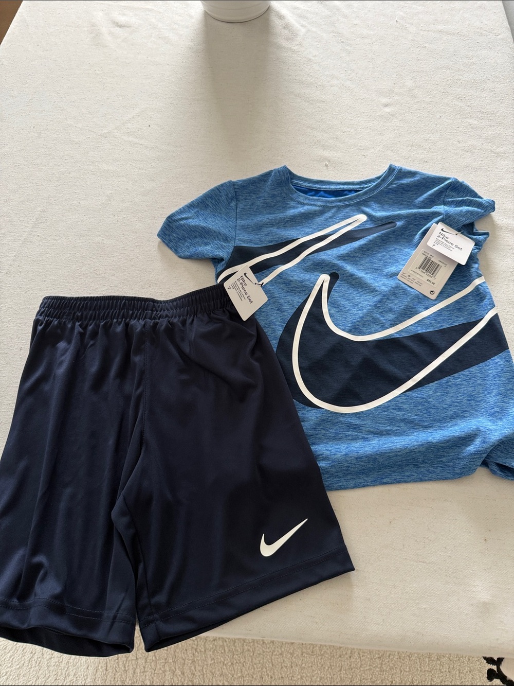 NWT! Nike Boy Size 7 Athletic Shorts Set